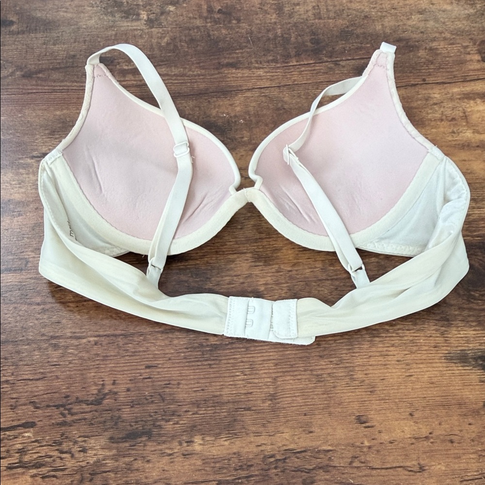 Maidenform Ivory/Beige Lace Push-Up Bra - Picture 4 of 6
